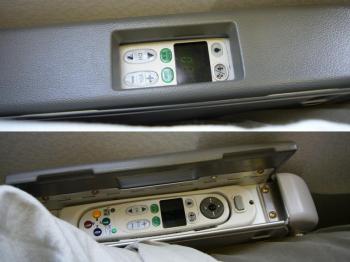 Remote control for the onboard video service.