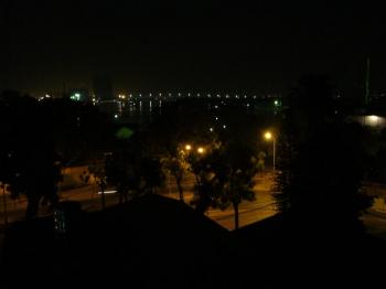Night view from Yonna’s window